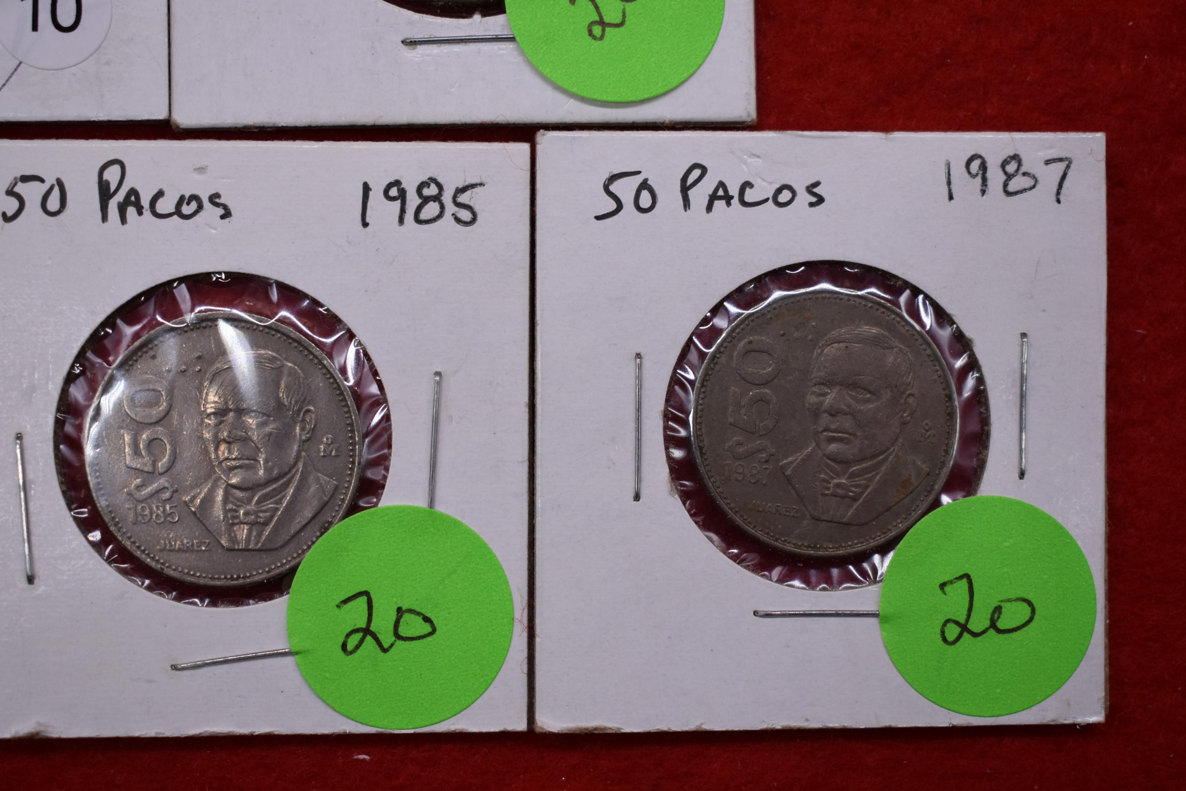 5 - Mexican Coins