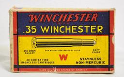 Winchester 35 Win. 250 Gr. SP Full Box