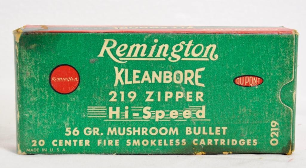 Remington Kleanbore 219 Zipper 56 Gr. Full Box