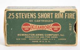 Remington .25 Stevens Short Rimfire Full Box