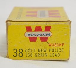 Winchester 38 Colt New Police Full Box