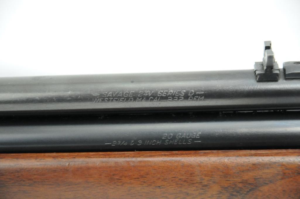 Savage 24V Series D Cal. 222 Rem / 20 Ga.