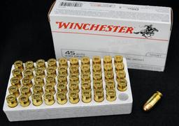 Winchester 45 Auto 230 grain FMJ (2 boxes)