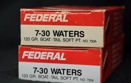Federal 7-30 Waters 120 Gr BTSP (2 boxes)