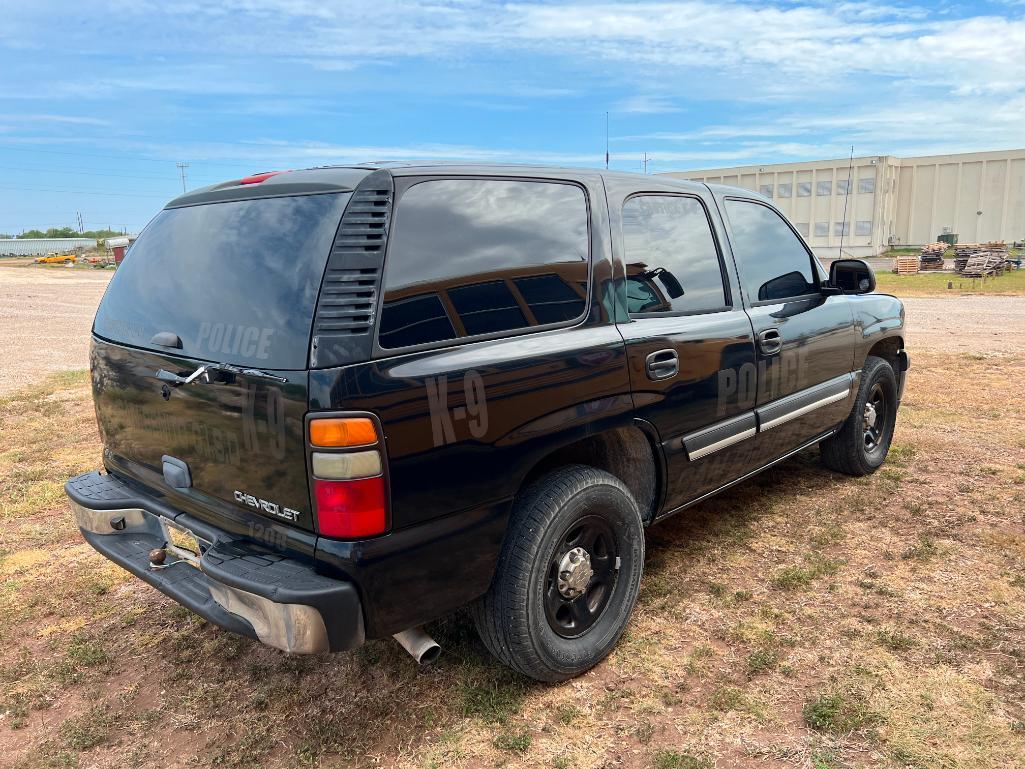 2005 Chevrolet Tahoe K9 Unit