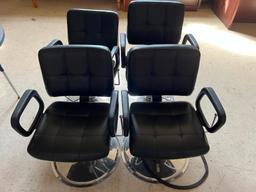 Lot of 4 Salon Chairs
