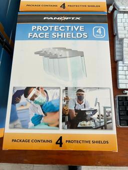 4 Pack Protective Face Shields