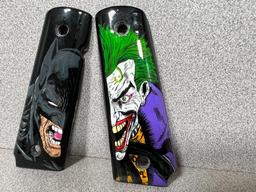 Custom 1911 Grips Batman & Joker - Hand Painted