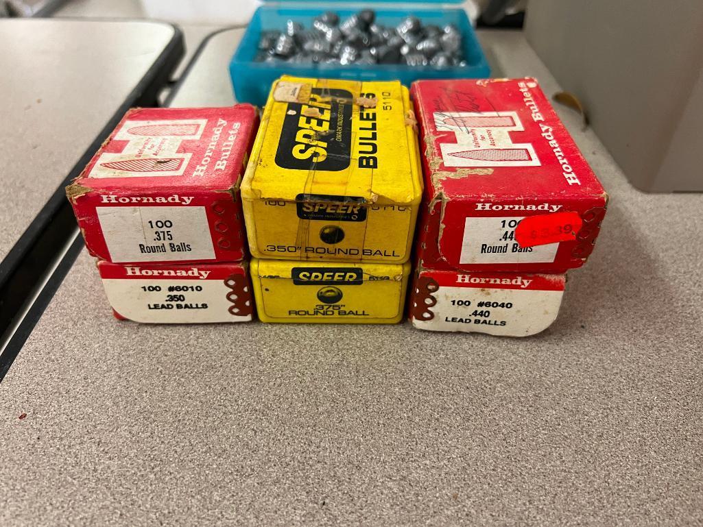 Lot of Lead Roundball Ammo