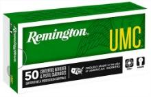 Remington Ammunition 23718 UMC 9mm Luger 124 gr Full Metal Jacket FMJ 50 Per Box