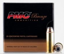 PMC 44SB Bronze 44 SW Spl 180 gr 980 fps Jacketed Hollow Point JHP 25 Box