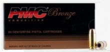PMC 40B Bronze 40 SW 165 gr 1040 fps Jacketed Hollow Point JHP 50 Box