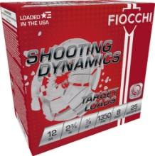Fiocchi 12SD78H8 Shooting Dynamics Target 12 Gauge 2.75 78 oz 1350 fps 8 Shot 25 Bx