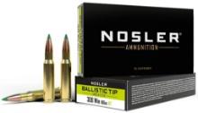 Nosler 40063 Ballistic Tip Hunting 308 Win 165 gr Spitzer Ballistic Tip SBT 20 Per Box