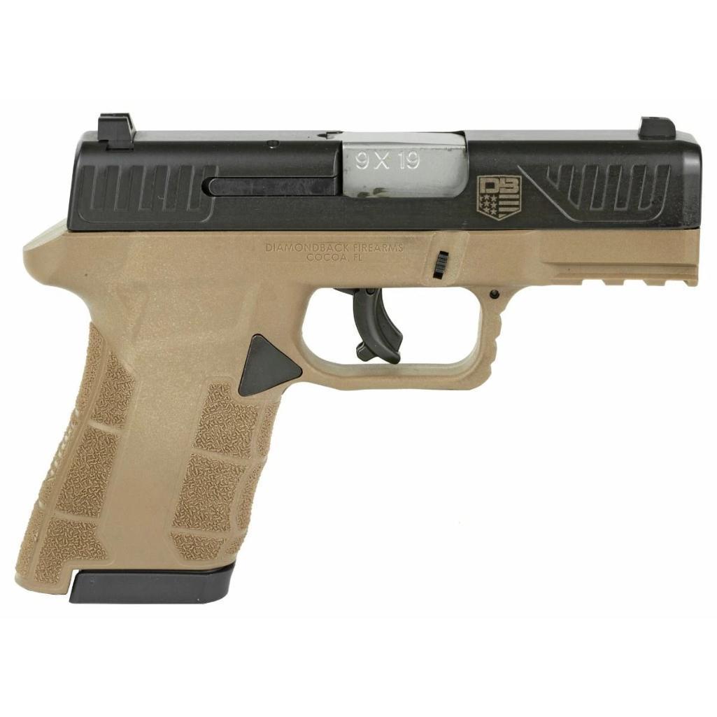 Diamondback DBAM29 Sub-Compact Pistol - FDE | 9mm | 3.5" Barrel