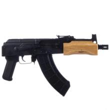 Century Arms Romanian Mini Draco Stamped AK-47 Pistol - Black | 7.62x39 | 7.75" Barrel | Wood