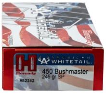 Hornady 82242 American Whitetail 450 Bushmaster 245 gr InterLock 20 Per Box 10 Cs