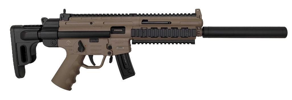 ATI GSG-16 Carbine - FDE | .22LR | 16.25" Barrel | 10rd | Faux Suppressor