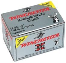 Winchester Ammo X123RS15VP Super X 12 Gauge 3 1 oz Rifled Slug Shot 15 Per Box