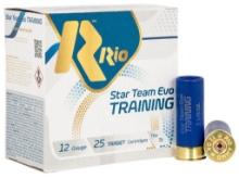 Rio Ammunition STT3275 Star Team EVO Training 12 Gauge 2.75 1 18 oz 7.5 Shot 25 Per Box