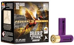 Federal PFX164FS5 Premium Prairie Storm FS 16 Gauge 2.75 1 18 oz 5 Shot 25 Per Box