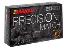 Barnes Bullets 30818 Precision Match Centerfire Rifle 308 Win 175 gr Open Tip Match BoatTail 20 Per