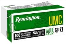 Remington Ammunition 23687 UMC Value Pack 40 SW 180 gr 1015 fps Jacketed Hollow Point JHP 100 Box