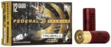 Federal PB127LRS Premium VitalShok TruBall 12 Gauge 2.75 1 oz Rifled Slug Shot 5 Per Box