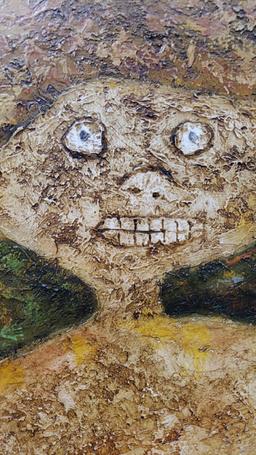 Jean Dubuffet - Oil On Canvas Painting