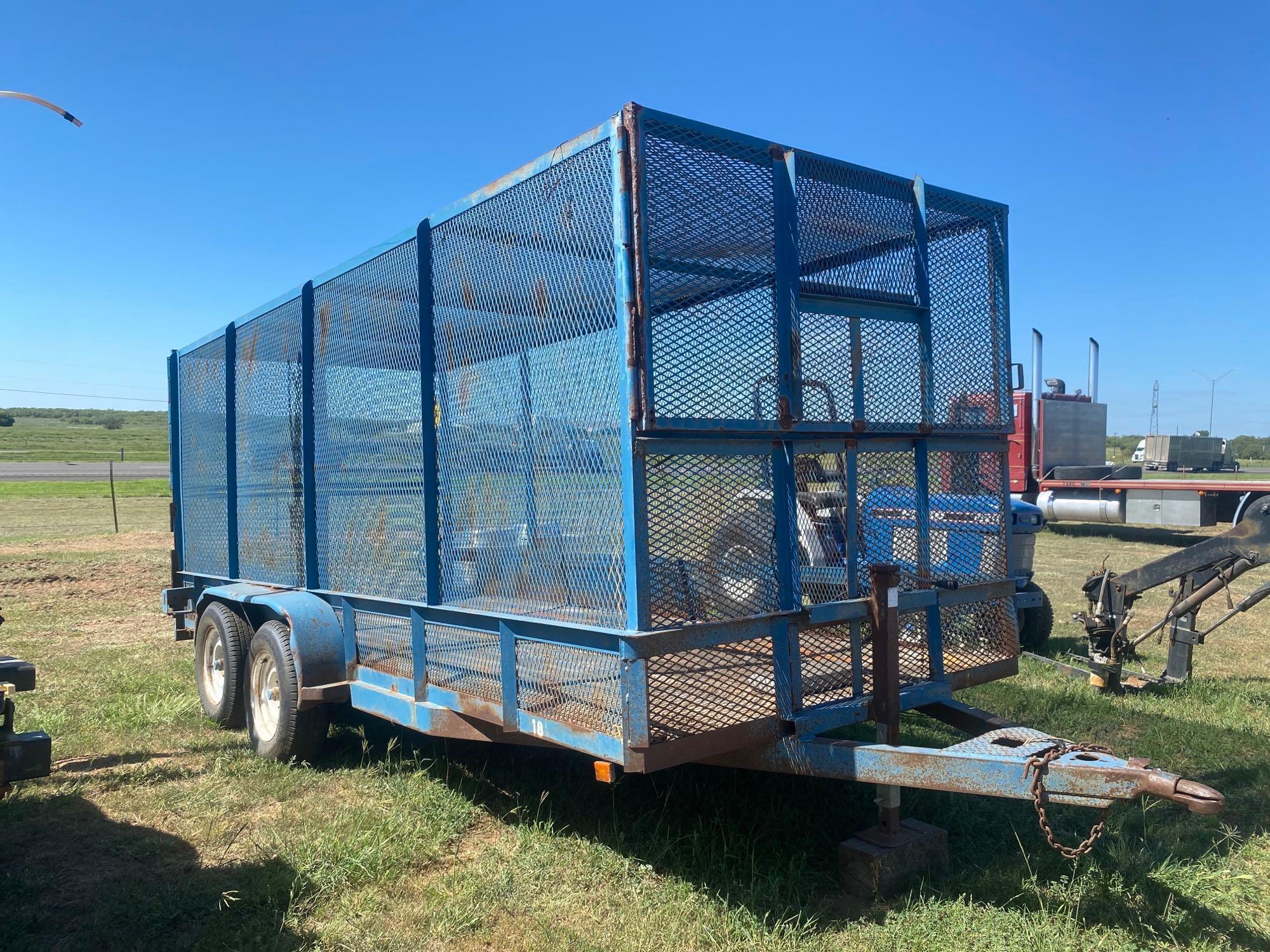 16' x 6 1/2' Trash Trailer... in good shape... sells with a Bill of Sale Only...