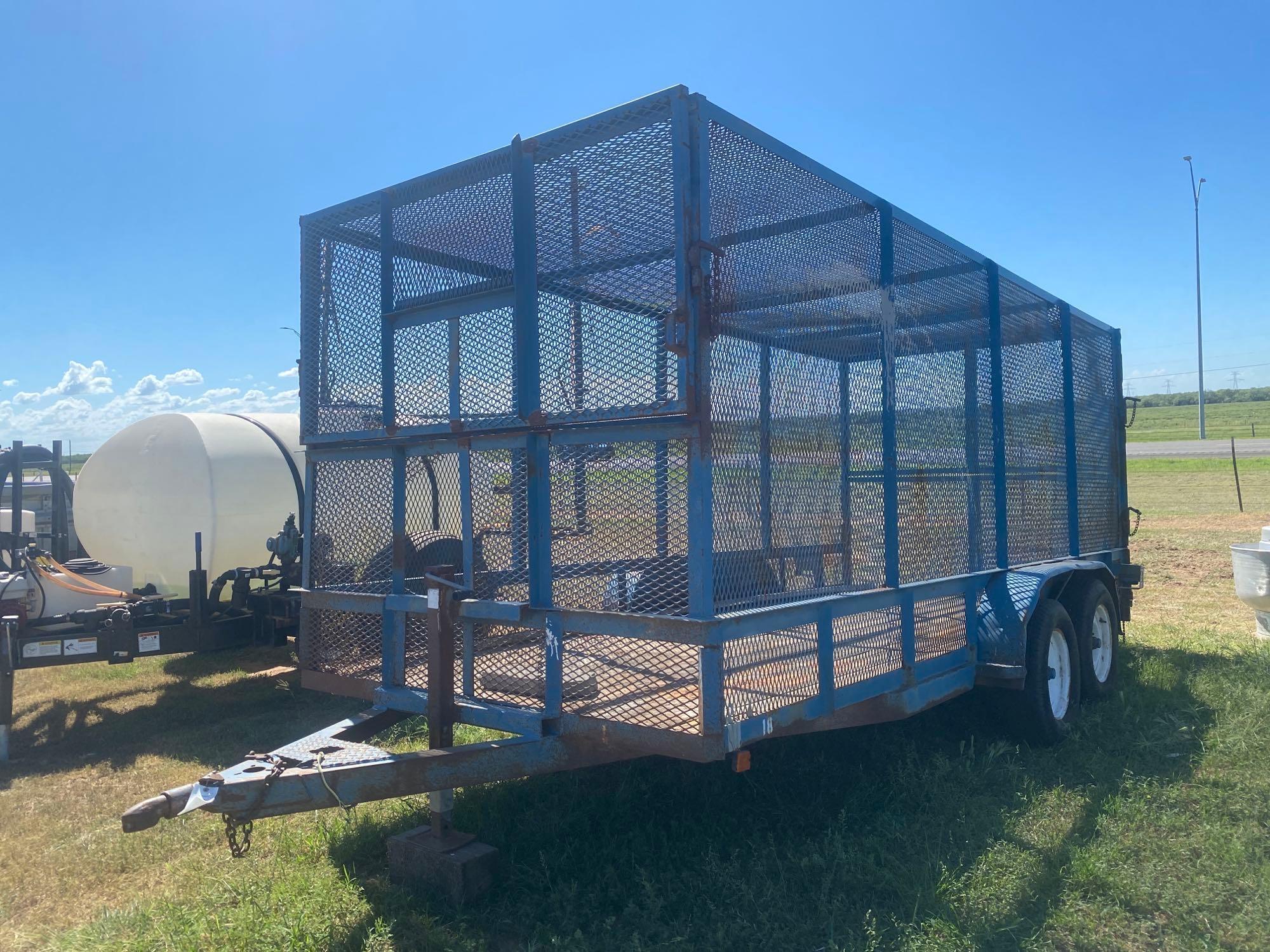 16' x 6 1/2' Trash Trailer... in good shape... sells with a Bill of Sale Only...