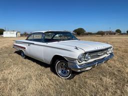 1960 IMPALA 2 DOOR HARD TOP RUNS AND DRIVES IN GREAT CONDITION SOLD WITH TITLE