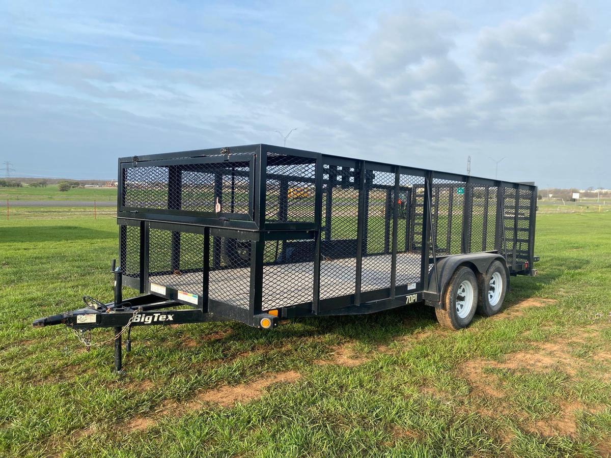 2017 Big Tex Trailer Trailer, VIN # 16VNX1824H2056640