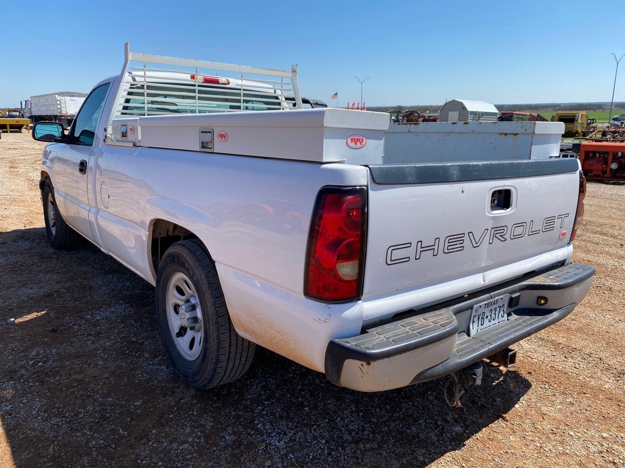 2006 Chevrolet Silverado Pickup Truck, VIN # 3GCEC14V46G192620