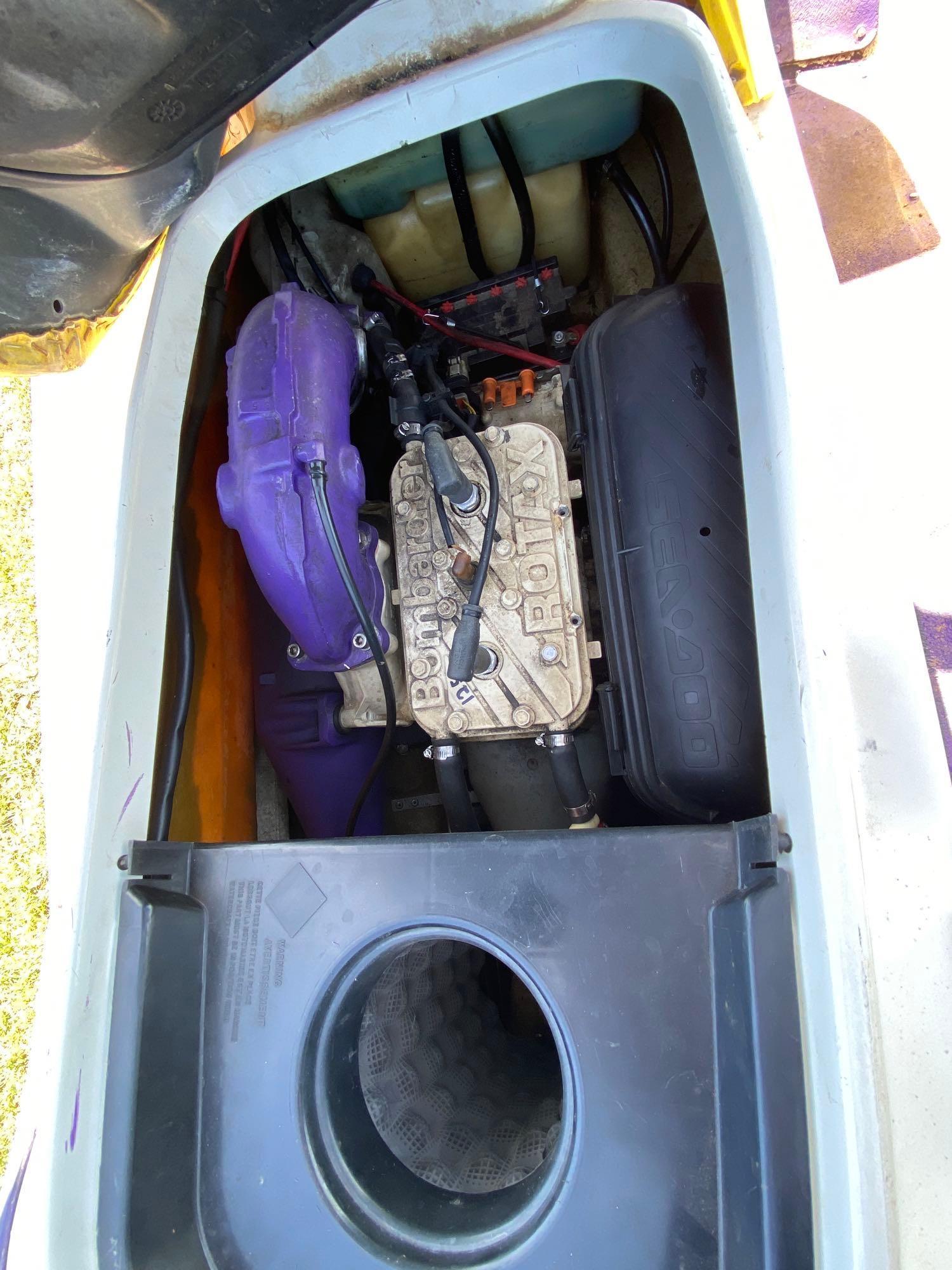 1995 SEA DOO FIBERGLASS INBOARD RAN WHEN PARKED, NEEDS NEW BATTERY AND CARB JOB TITLE #