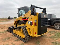 LIKE NEW 2022 CAT 259D3 RUBBER TRACKED SKID STEER POWERED BY CAT C3.3B DIT EPA TIER 4F DIESEL