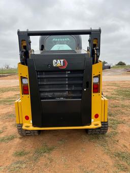 LIKE NEW 2022 CAT 259D3 RUBBER TRACKED SKID STEER POWERED BY CAT C3.3B DIT EPA TIER 4F DIESEL