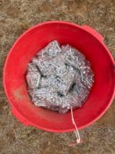 Bucket of 3/8'' x 3'' Nuts and Bolts