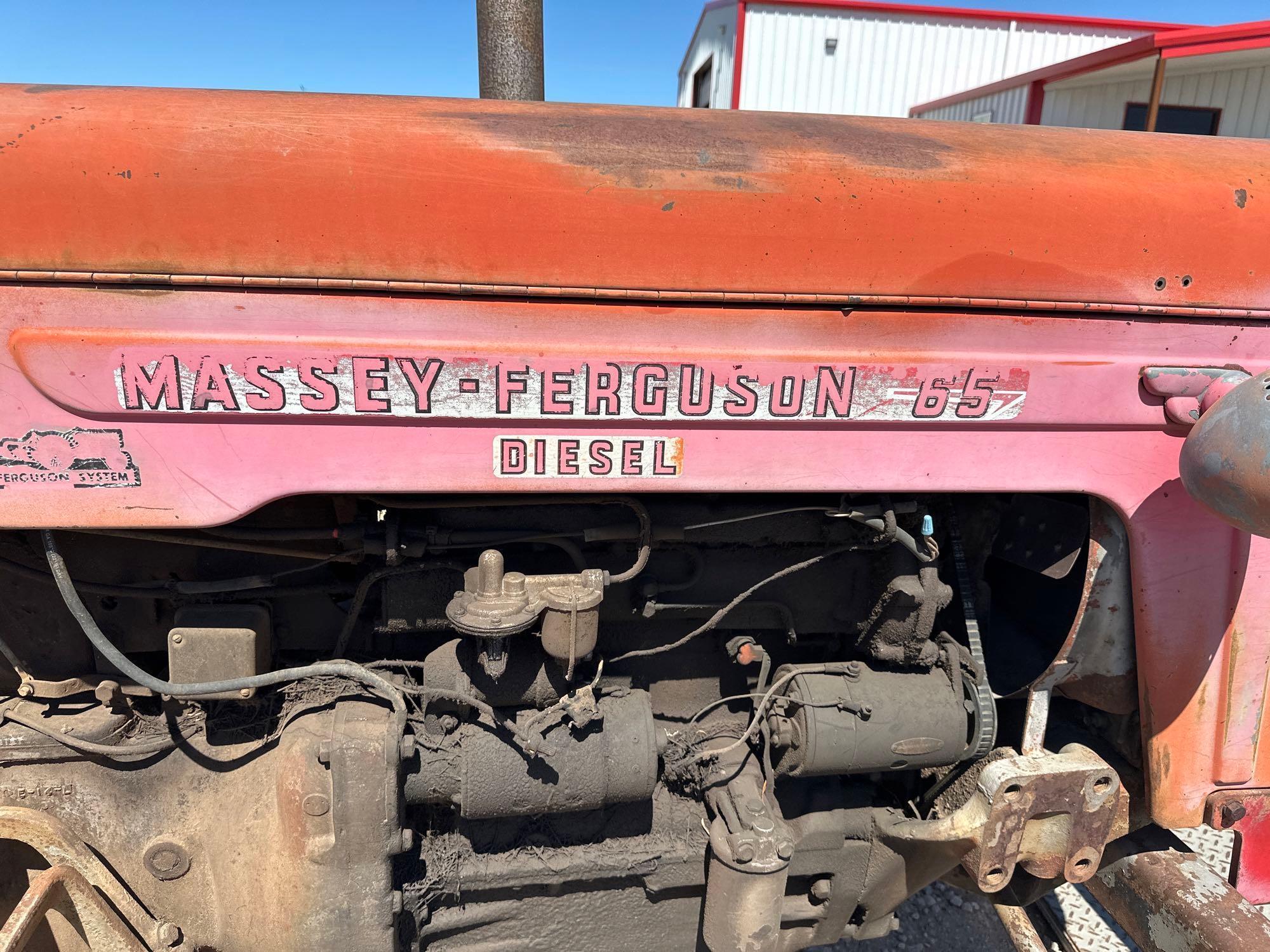 MASSEY FERGUSON 65-DIESEL TRACTOR