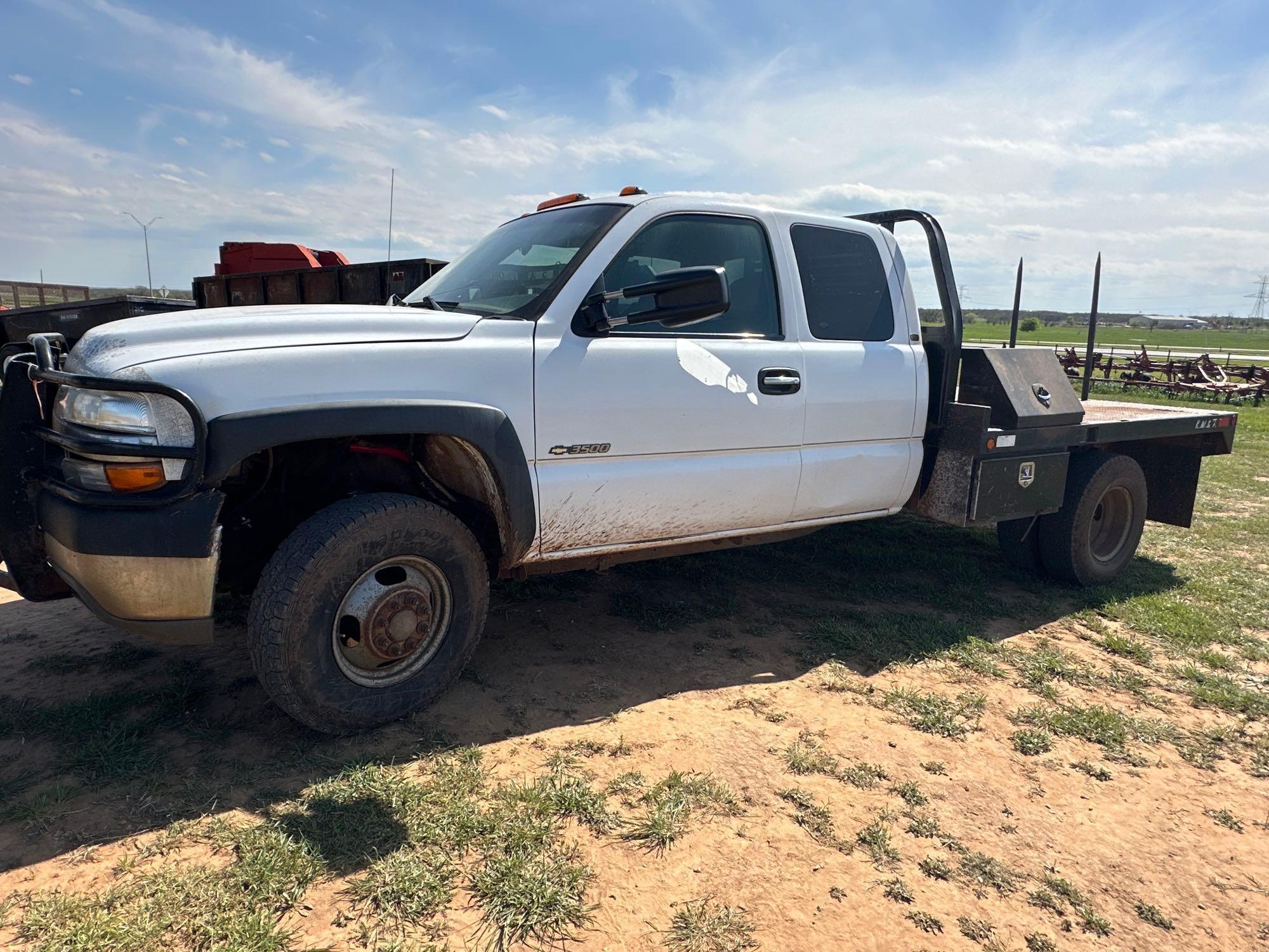 2001 Chevrolet Silverado Pickup Truck, VIN # 1GCJK39G01E316695