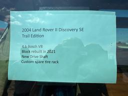 2004 Land Rover Discovery Multipurpose Vehicle (MPV)
