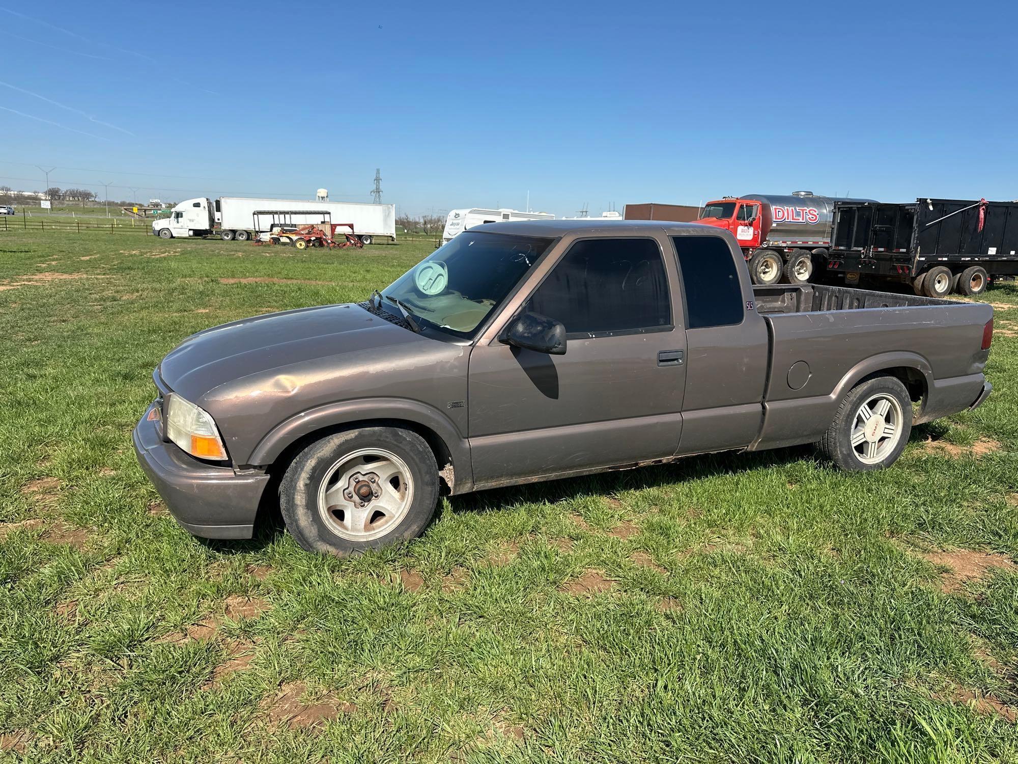 1999 GMC Sonoma Pickup Truck, VIN # 1GTCS19XXX8509053