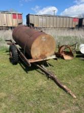 WATER TANK ON TRAILER