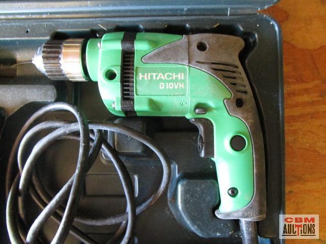 Hitachi 3/8" D 10VH Hand Drill Runs But Smells