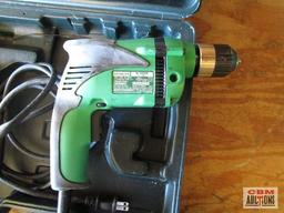 Hitachi 3/8" D 10VH Hand Drill Runs But Smells