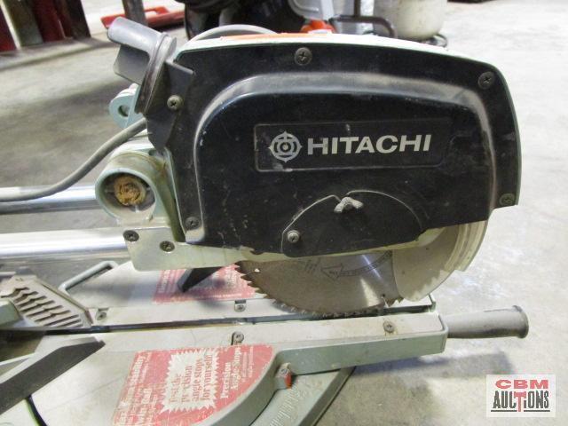 8-1/2" Hitachi C8FB2 sliding compound miter saw works