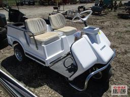 1977 White Harley Davidson Golf Cart, Runs S#3B12047H7 2 Cycle Engine, Runs, Very Clean