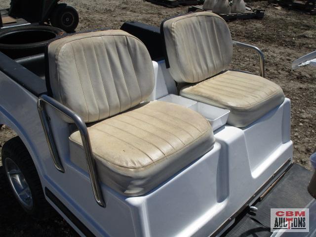 1977 White Harley Davidson Golf Cart, Runs S#3B12047H7 2 Cycle Engine, Runs, Very Clean