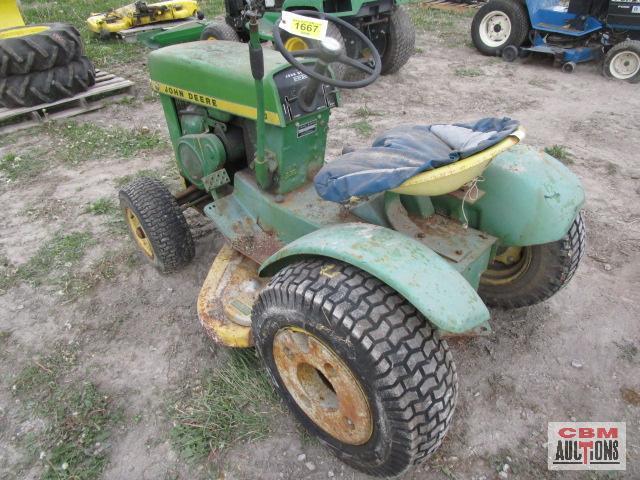 John Deere 110 lawn tractor,K1815 Kohler, S#SNT10310445707M, Seller said all original