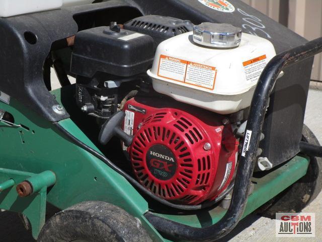 Billy Goat AE401H 19" Self propelled lawn aerator, Honda engine with water tank S#50718009 runs